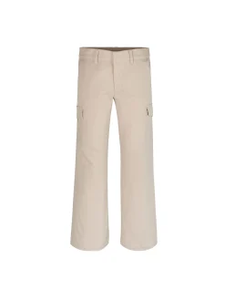 Pantalone cargo a zampa grigio