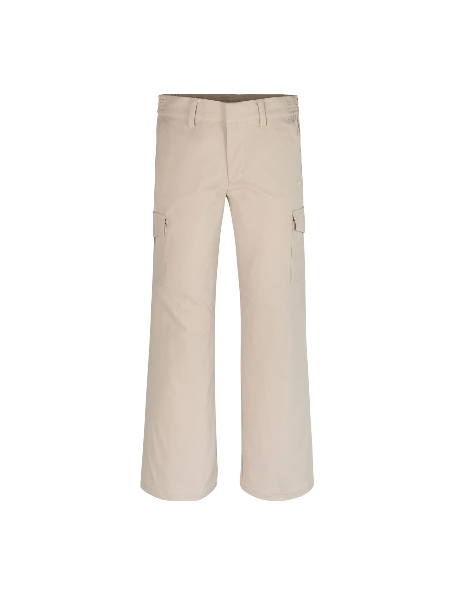 Pantalone cargo a zampa grigio