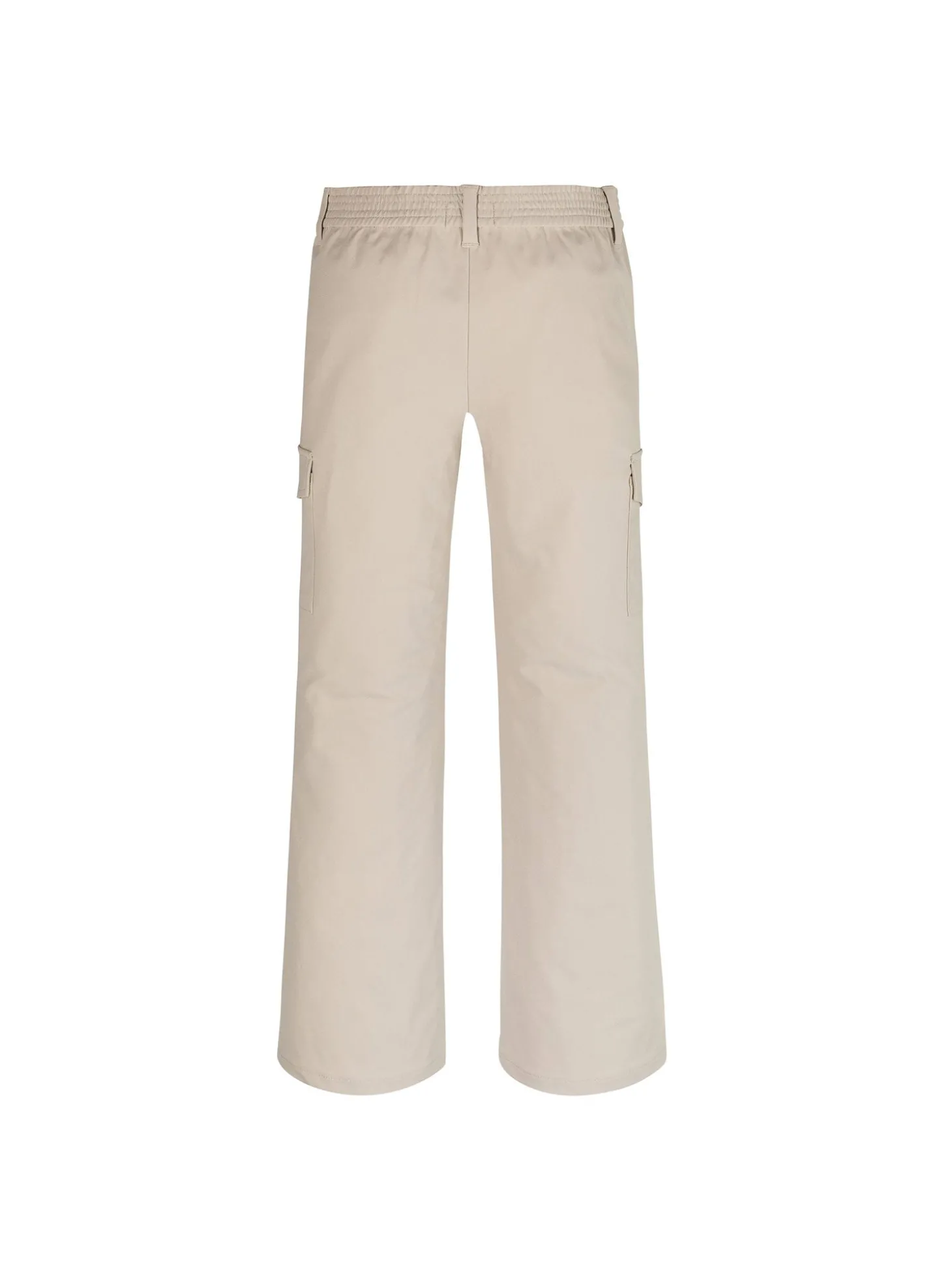 Pantalone cargo a zampa grigio
