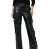 Pantalone cargo con tasche laterali nero