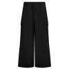 Pantalone cargo dry knit nero