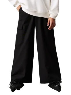 Pantalone cargo dry knit nero