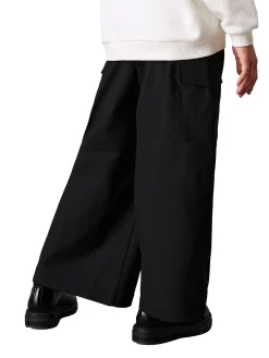 Pantalone cargo dry knit nero