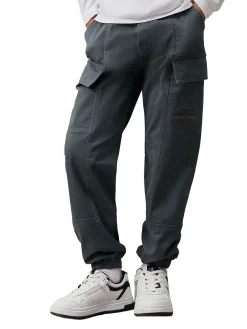Pantalone cargo essential grigio