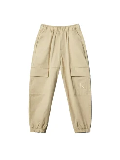 Pantalone cargo teen parachute beige