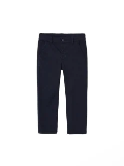 Pantalone chino basic blu