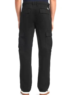 Pantalone chino cargo nero