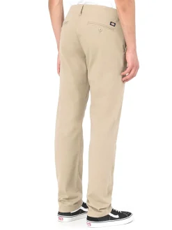 Pantalone chino con tasche posteriori kaki