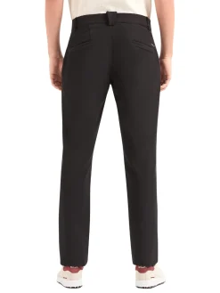 Pantalone chino in tessuto tecnico nero