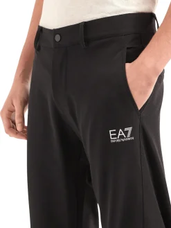 Pantalone chino in tessuto tecnico nero