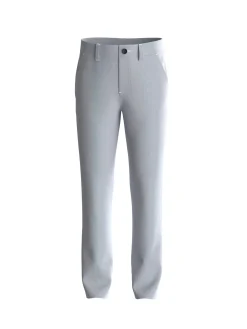 Pantalone chino lino cerimonia bambino celeste