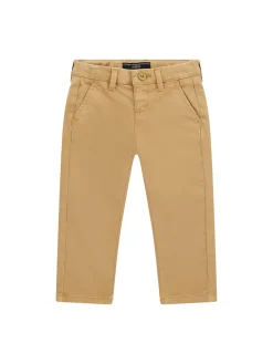 Pantalone chino neonato in cotone miele
