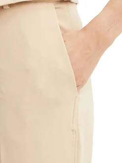 Pantalone chino new Carla crepe taupe