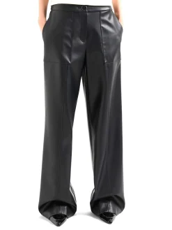 Pantalone chino palazzo nero