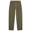Pantalone chino parachute in twill militare
