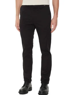 Pantalone chino slim nero