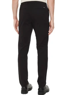 Pantalone chino slim nero