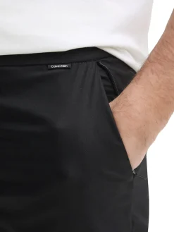 Pantalone chino tapered tech cotone nero