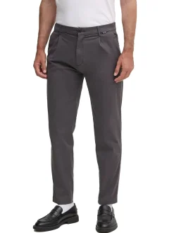 Pantalone chino Twill fumo di Londra