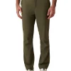 Pantalone chino Vince a vita media verde militare