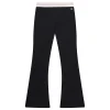 Pantalone jeggings punto milano nero