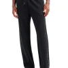 Pantalone jogger stampa piping logo nero