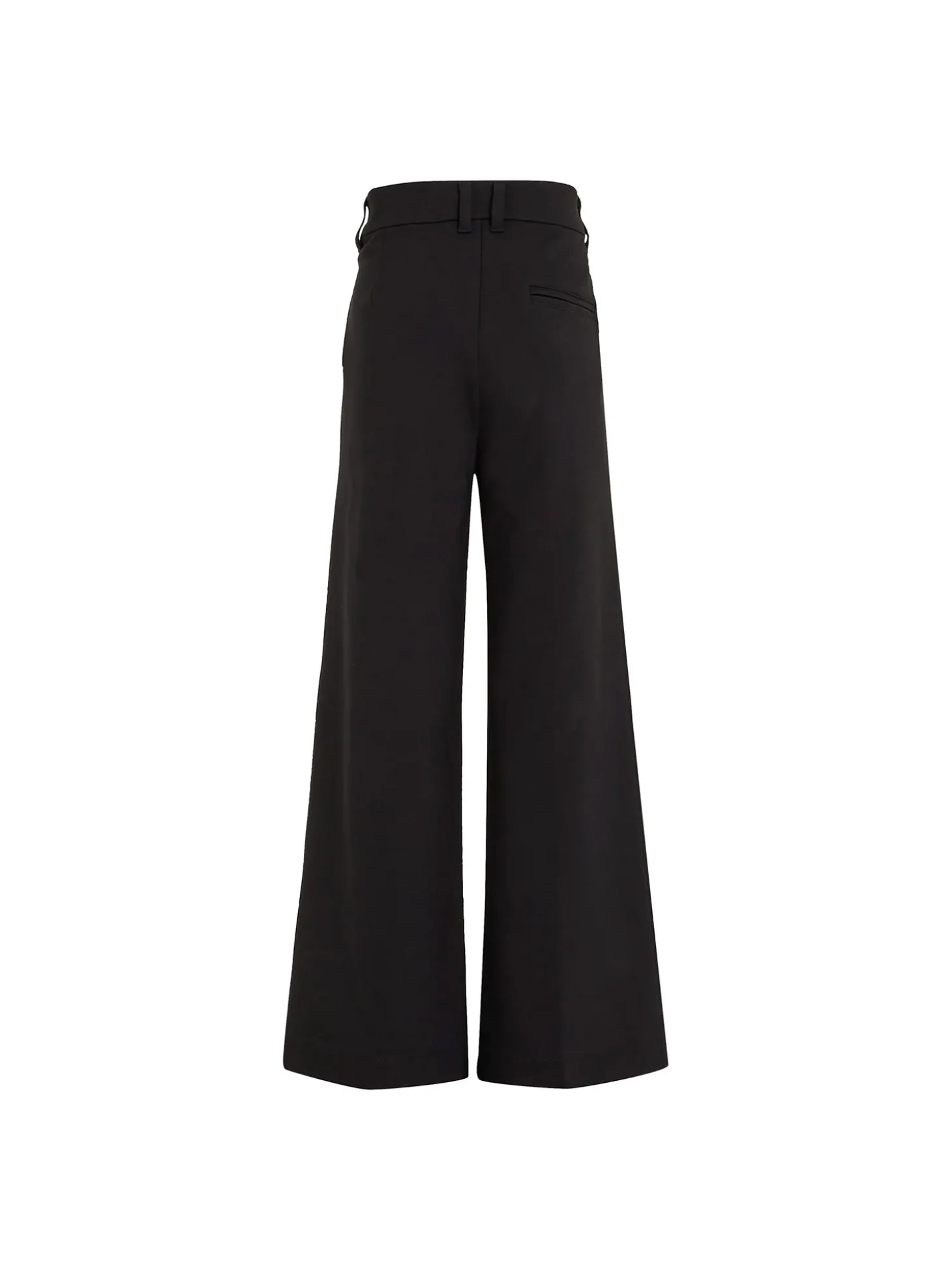 Pantalone kids palazzo con pinces nero