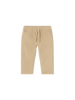 Pantalone micropanno jogger beige