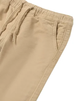 Pantalone micropanno jogger beige