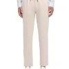 Pantalone modello jogger confort fit beige