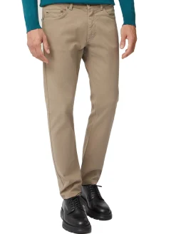 Pantalone narrow fit beige