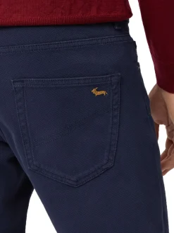 Pantalone narrow fit blu