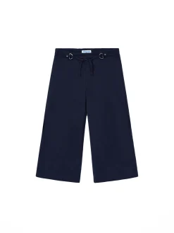 Pantalone palazzo blu