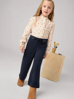 Pantalone palazzo blu