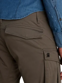 Pantalone Rovic zip 3d regular grigio medio