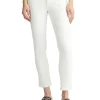 Pantalone skinny dal ginocchio con risvolto bianco
