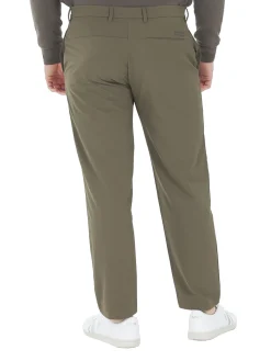 Pantalone 4way slim tapered verde