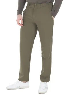 Pantalone 4way slim tapered verde
