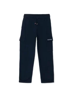 Pantaloni cargo monotype blu