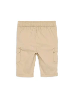 Pantaloni cargo neonato beige