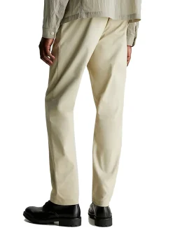 Pantaloni Chino con cintura beige