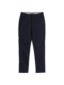 Pantaloni chino kids 1985 soft twill blu
