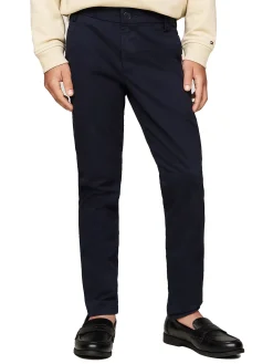 Pantaloni chino kids 1985 soft twill blu
