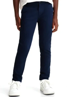 Pantaloni kids chino 1985 Collection blu