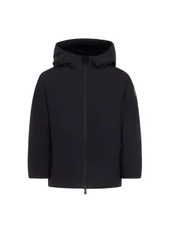 Parka con cappuccio K-Aurelio long Velour nero