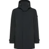 Parka Groff in tessuto tecnico nero