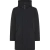 Parka Kasa in tessuto tecnico nero