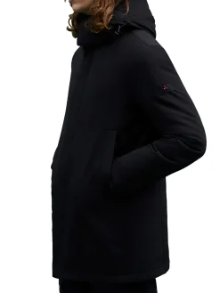 Parka Kruger con cappuccio staccabile nero