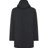 Parka Kruger con cappuccio staccabile blu