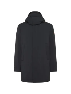 Parka Kruger con cappuccio staccabile blu